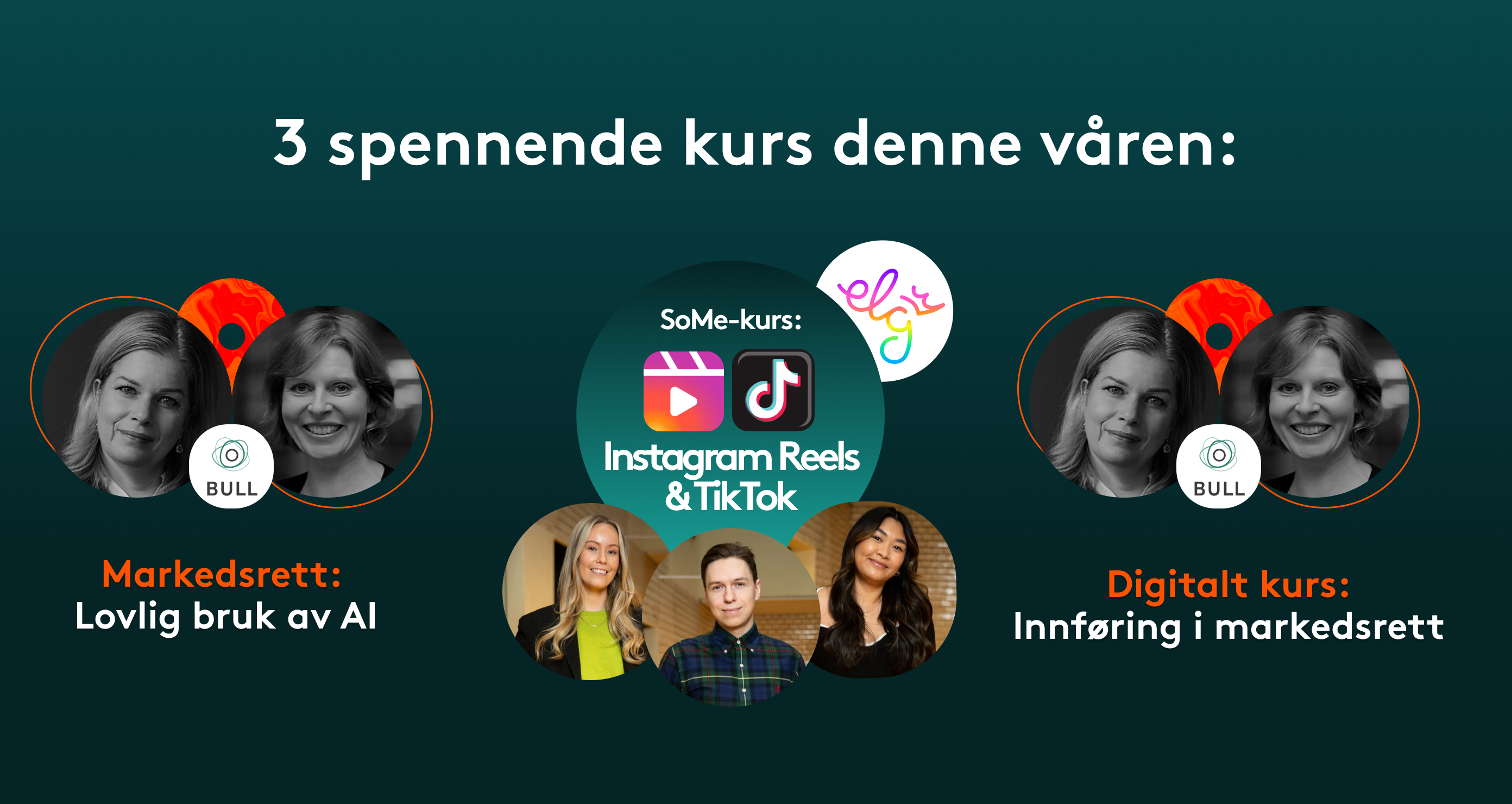 3 spennende kurs
