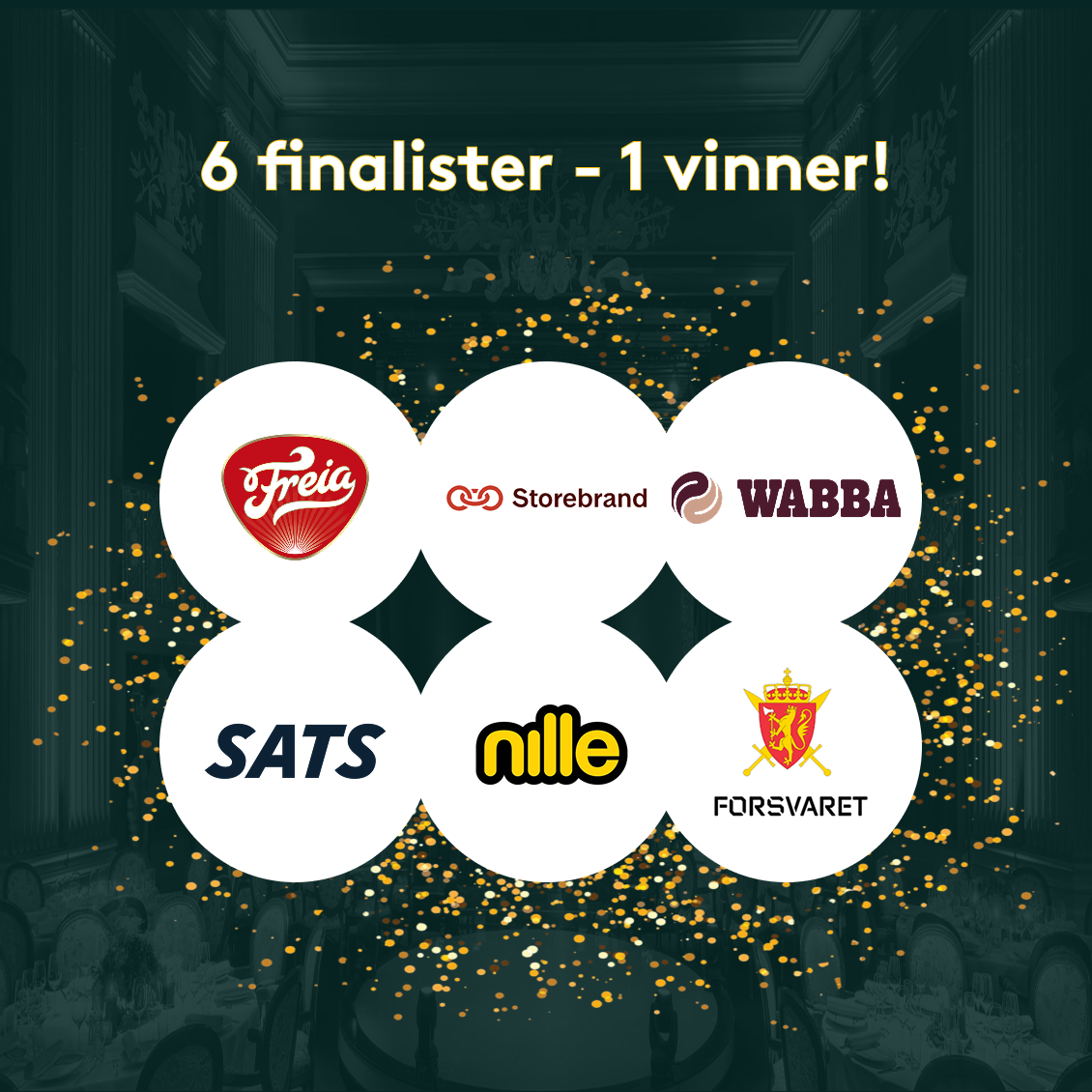 6 finalister - opppdatert