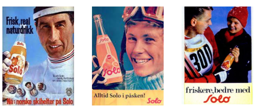 gammel solo reklame