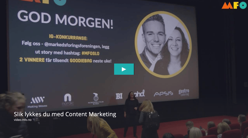 Content marketing foredrag