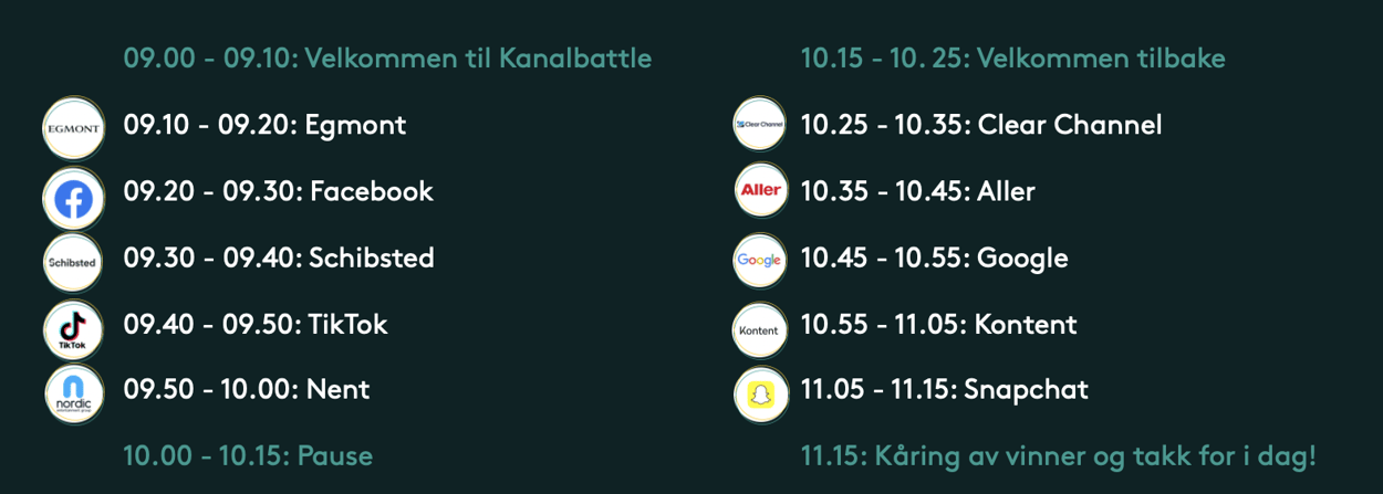 Program kanalbattle